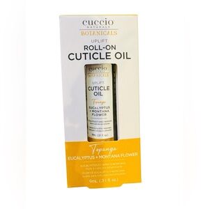 Cuccio Botanicals Uplift Roll-On Cuticle Oil – Topanga Yellow